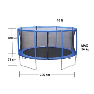 Trambolina 10ft 306x255cm OUT0001 - Img 2