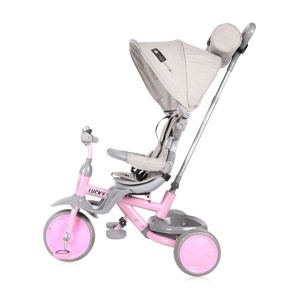 Tricikl Lucky Crew Grey n Pink Lorelli 10050610022 - Img 3