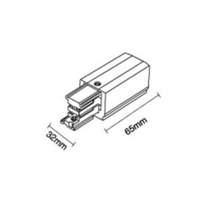 Trof napojni konektor WSO-24B(R) beli 50.0595 - Img 2