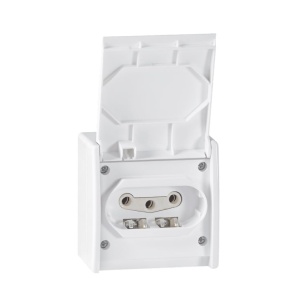 Tropolna utičnica bela IP44 PVC 16A 440V Aling ALC243.00