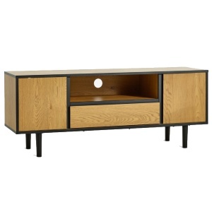 TV komoda Odeon hrast boja/crna 3650017
