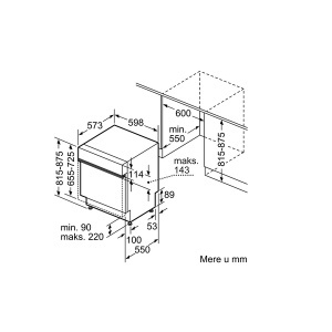 Ugradna mašina za pranje sudova 60cm Serija 4 Bosch SMI4HVS31E - Img 4