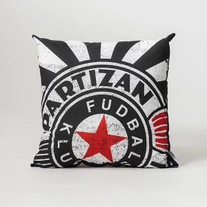 Ukrasni jastuk Partizan Grb FK Partizan 40x40cm