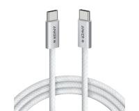 USB-C kabl Anker Zolo, 1m, 240W/480Mbps, pleteni, beli - Img 2