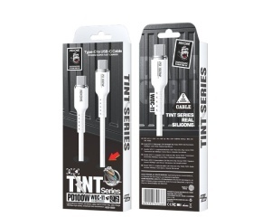 USB-C kabl WeKome WDC-11, 100W, 1,2m, beli - Img 3