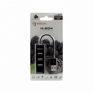 USB Hub 4 porta H 204 B SBox 735 - Img 3