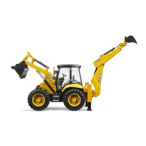 Utovarivač JCB 5CX sa zadnjim utovarivačem Bruder 024543 - Img 3
