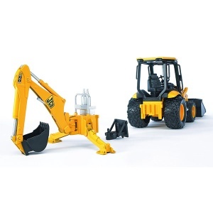 Utovarivač sa zadnjom kašikom JCB MIDI CX Bruder 024277 - Img 2