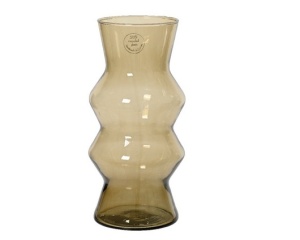 Vaza Recycled Glass 26cm braon 041188