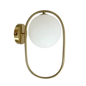 Zidna Lampa Brušeno Zlato 1x28W G9 Cordel 15033