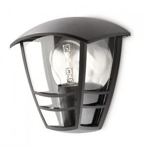 Zidna Lampa Creek crna Philips 15387/30/16