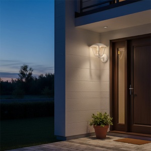 Zidna lampa fenjer 1xE27 sa senzorom Braytron BG44-20300 - Img 3