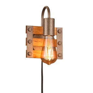 Zidna Lampa Khan 1Xe27 Nikl Antique 205570167 Trio Lighting 160220964
