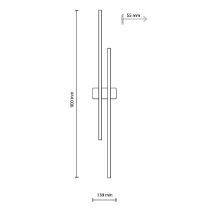 Zidna lampa led Flash 45W 4000-4500K TK Lighting 6416 - Img 4