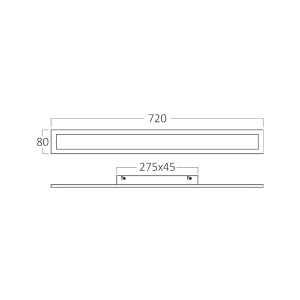 Zidna spoljna led lampa 18W Braytron BG38-03501 - Img 3