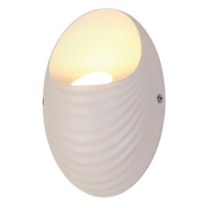 Zidna svetiljka Shell LED 5W 4000K Bela Elmark 955SHELL1W/WH