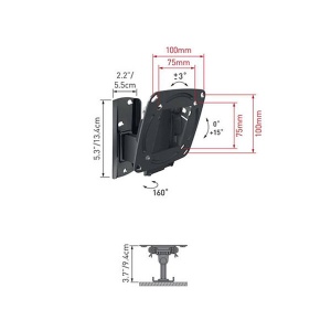 Zidni nosač za LCD TV E120.B 13-29in Barkan TVZ02626 - Img 2