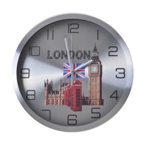 Zidni sat metalik London Urban 709130