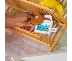 Zvečka glodalica za Bebe 2u1 0m+ Kids II Bright Starts Cookies & Teethe SKU16705 - Img 3