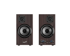 Zvučnici Genius SP-HF520BT tamnosmeđi drveni 2.0 Bluetooth