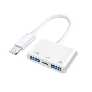 Adapter lightning na USB + lightning E11-354