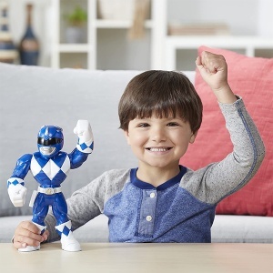 Akcione figure Moćni Rendžeri 25cm plavi Hasbro 601776 - Img 3