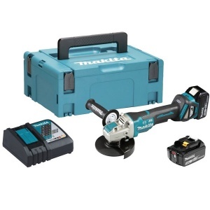 Akumulatorska ugaona brusilica set Makita DGA519RTJ