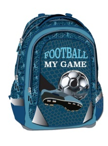 Anatomska Školska Torba Octopus Oet2600 Football My Game 42x32x16,5cm plava