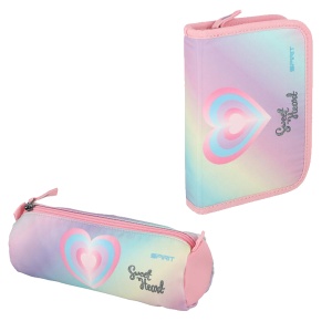 Anatomska torba set 4u1 Spirit Smart Pack Heart Diamond roze - Img 5
