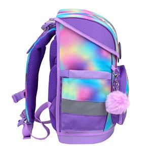 Anatomski ranac za školu Belmil Compact 405-41 Rainbow Color 30,5x19x37cm - Img 2