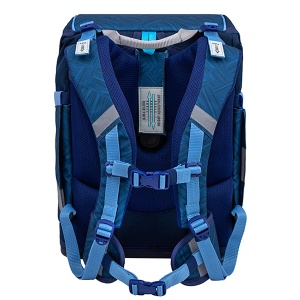 Anatomski ranac za školu Belmil Smarty 405-51 Blue motion 27x16x40cm - Img 3