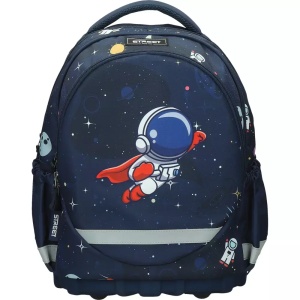 Anatomski ranac za školu Street Ergo Simple Fly High 2025 31x15,5x43cm plavi astronaut
