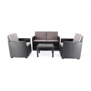 Baštenski set PE ratan Green Bay Arena 079731