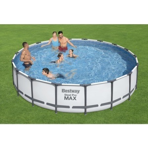 Bestway Steel Pro Max 549x122cm set sa pumpom i merdevinama