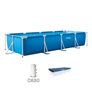 Bazen sa filter pumpom i prekrivacem 450x220x84cm Intex 28274NP/28039