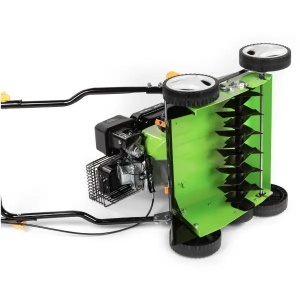 Benzinski vertikulator za travnjak Fieldmann FZV 6050-B crno-zeleni 208cm³ - Img 4