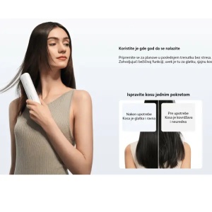 Bežična četka za ispravljanje kose bela Xiaomi 6932554422073 - Img 3