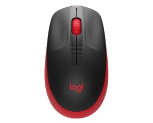 Bežični miš M190 Full-Size crveni Logitech optički 1000 dpi