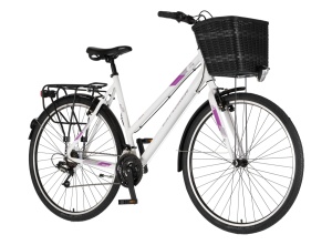 Bicikl 28/21in 18 brzina 167-192cm belo ljubičasti Explorer Axys Lady 1282105