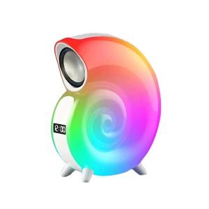 Bluetooth zvučnik 5W 14x17x5,5cm RGB beli 18423-6209