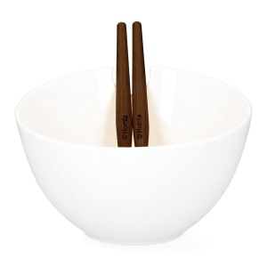 Činija za salatu Mooka 24cm bela 038925 - Img 2