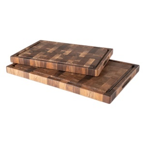 Daska bez ručke sa kanalom 450x250x40mm čeoni orah Wood Holz 6059wh