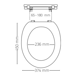 Daska za WC Soft-close Duroplast Mohn Ridder 02212100 - Img 2