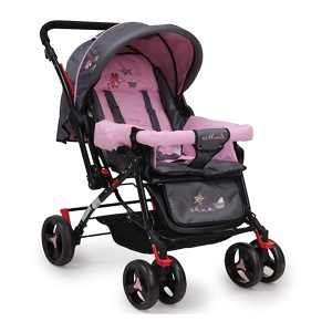 Dečija kolica Cangaro Mina Pink CAN3563PI