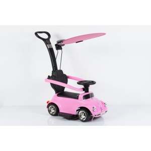 Dečiji Automobil na Guranje Beetle Push 3in1 Roze