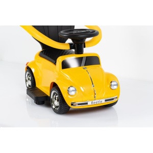 Dečiji Automobil na Guranje Beetle Push 3in1 Žuti - Img 6