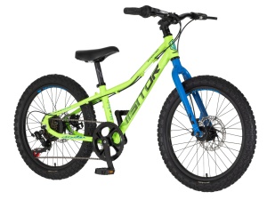 Dečiji bicikl Junior 20in 10in 115-135cm tvrda Alu 7 brzina neon zelena Visitor Proxy D2 1203150