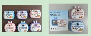 Dečiji digitalni fotoaparat sa instant štampom mini u 2 boje