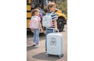 Dečiji kofer 50 cm Happy Pets sky blue Roll Road 49.913.44 - Img 9