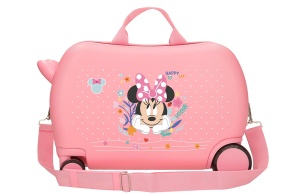 Dečiji kofer na točkićima Minnie Happy To Be Me pink Disney 43.210.11 - Img 3